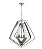 PENDANT SES X 5 Polished Nickel Hardware with SS OD663mm x H696m