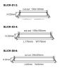 D/L LED FIXED DIMM SLIM WH SQ 3000K 9W 160D P/C 130mm IP40 ICF (