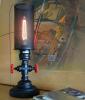 TABLE LAMP ES 72W BLK IRON OBLONG OD150mm x H480mm (Carbon Filam
