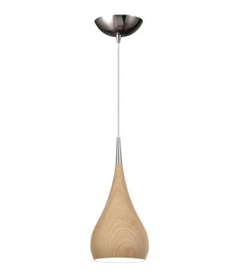 PENDANT ES 60W BURL WOOD DOME OD420mm x H370mm 3m cable WTY 1YR