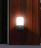 WALL LED SENSOR S/M Rect Dark Grey 3000K 11W IP54 (840 Lumens) H