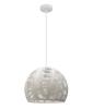 PENDANT ES 72W WH Embossed Dome with White interior OD300mm x H2
