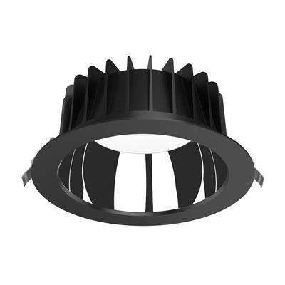EXPO 35W LOW-GLARE REC D/L BLK TRIO