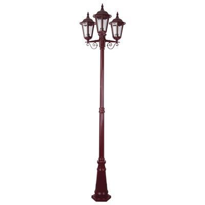 CHESTER 3LT 2.47M POSTLIGHT B22 BURGUNDY