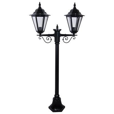 TURIN 2LT 1.49M POSTLIGHT B22 BLACK