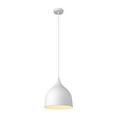 JADE 220MM SHADE 1XE27 WHITE PENDANT