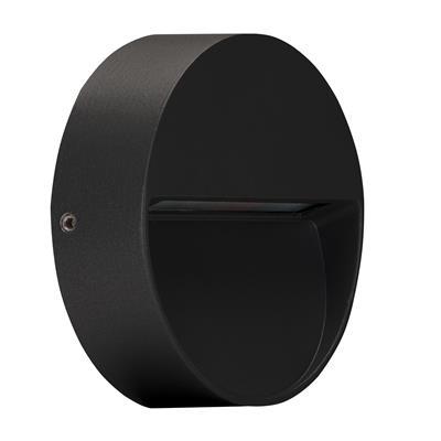 ZEKE 4W RND WB 240V BLK 3K