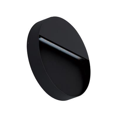 ZEKE 4W RND WB 12V BLK 3K
