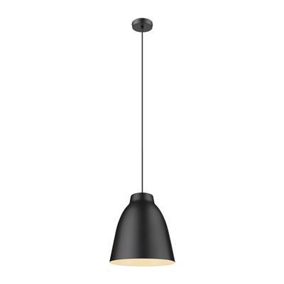 ZOEY 260MM SHADE 1XE27 PENDANT BLACK or WHITE