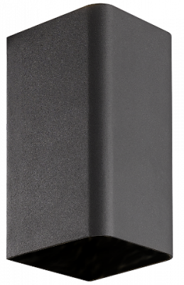 REKA wall Light- Aluminium / glass 2x6W CREE LED, Black color fi
