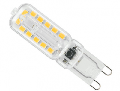 SMD LED G9 240V 5W with Clear Diffuser