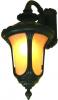 Cambridge exterior coach light with smoke glass