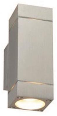 Blok sleek up and down pillar light in CNC aluminium finish suit