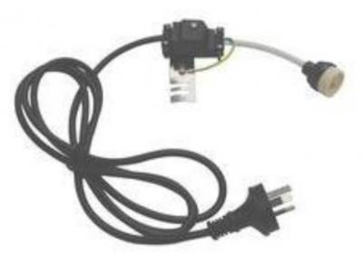 GU10 LAMP HOLDER WITH FLEX & PLUG
