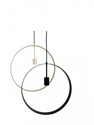 Panell  Pendant - Black 500mm