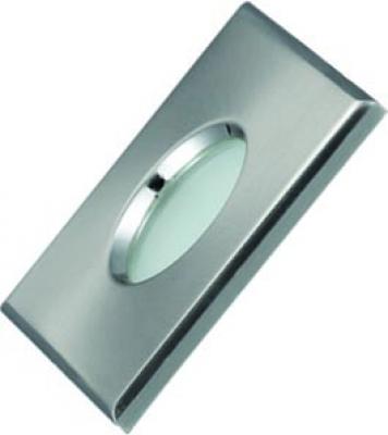 12V MR16 Square Brushed Chrome Bathroom Downlight Frame IP65