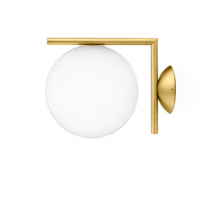 Replica IC Ball Wall Light in 300mm , frosted glass