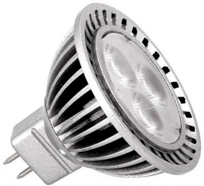 3 Diodes Red MR16 LED