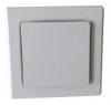 Square 10 Inch high efficiency exhaust fan excellent air flow of