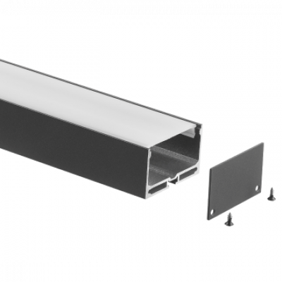2M -BLACK- Wide & Deep Profile W55xH32mm,