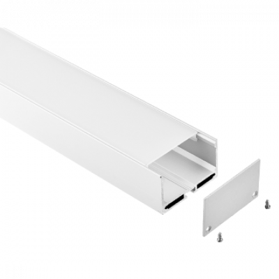 3M -WHITE - Wide & Deep Profile W55xH32mm