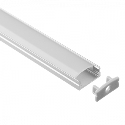 Surface aluminium Profile, Size: W17.3xH7mm. 3 Meters