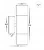 TIVAH MINI 12V 316 Stainless Steel Up & Down Wall Pillar Lights