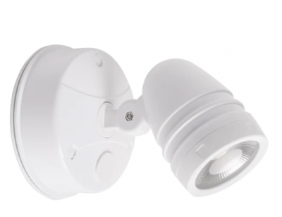 Focus Polycarbonate White Single Adjustable Spot Light