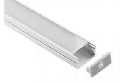 SURFACE ALUMINIUM PROFILE 14 X 7MM. 1 METER