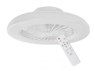 VIFTU LOW PROFILE DC FAN WITH REMOTE AND LIGHT