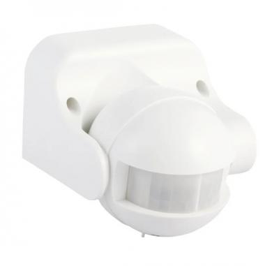 Infrared PIR Adjustable Surface Mounted Sensors IP44 WHITE