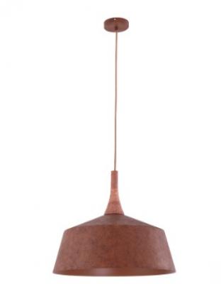 OXIDO 550MM Rustic Brown with Travertine Highlight Pendant