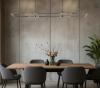 ZAFRA RECTANGLE PENDANT WITH CRYSTAL HIGHLIGHTS
