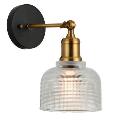 BELL Dome Clear Segmented Glass Wall Light