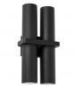 BRILLER1 GU10 Exterior Black Up&Down Double Wall Light IP65