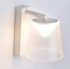 CHESTER LED Wall Light White With Switch Clear PS Shade