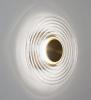 CINCIN SATIN BRASS 8W 240V 3CCT IP20 WALL LIGHT