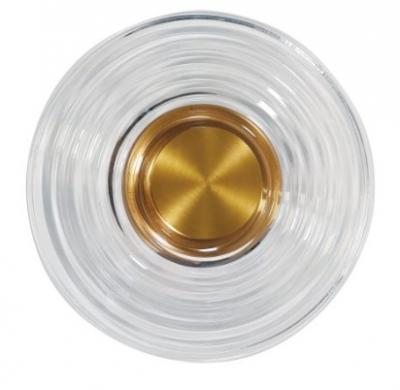 CINCIN SATIN BRASS 8W 240V 3CCT IP20 WALL LIGHT