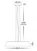 Noyer 420mm 35W Walnut Timber LED Pendant