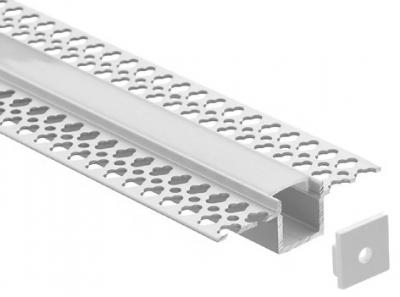 PLASTER RECESSED ALUMINIUM PROFILE. PRICE PER METER