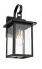 Madix Galvanised Iron Black Wall Light IP44
