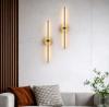 RIMINI TRAVERTINE VINTAGE BRASS WALL LIGHT