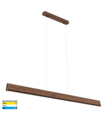 Opex Walnut Timber 1800mm Linear Pendant