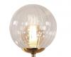 VOLLI 6 Light Optic Glass Pendant SATIN BRASS