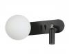 HARLOW Twin Switched Wall and Reading Light Black