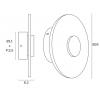 TAVIA TRAVERTINE WALL LIGHT