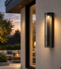 NEPTUNE 6W SMOKE GLASS WALL LIGHT IP65